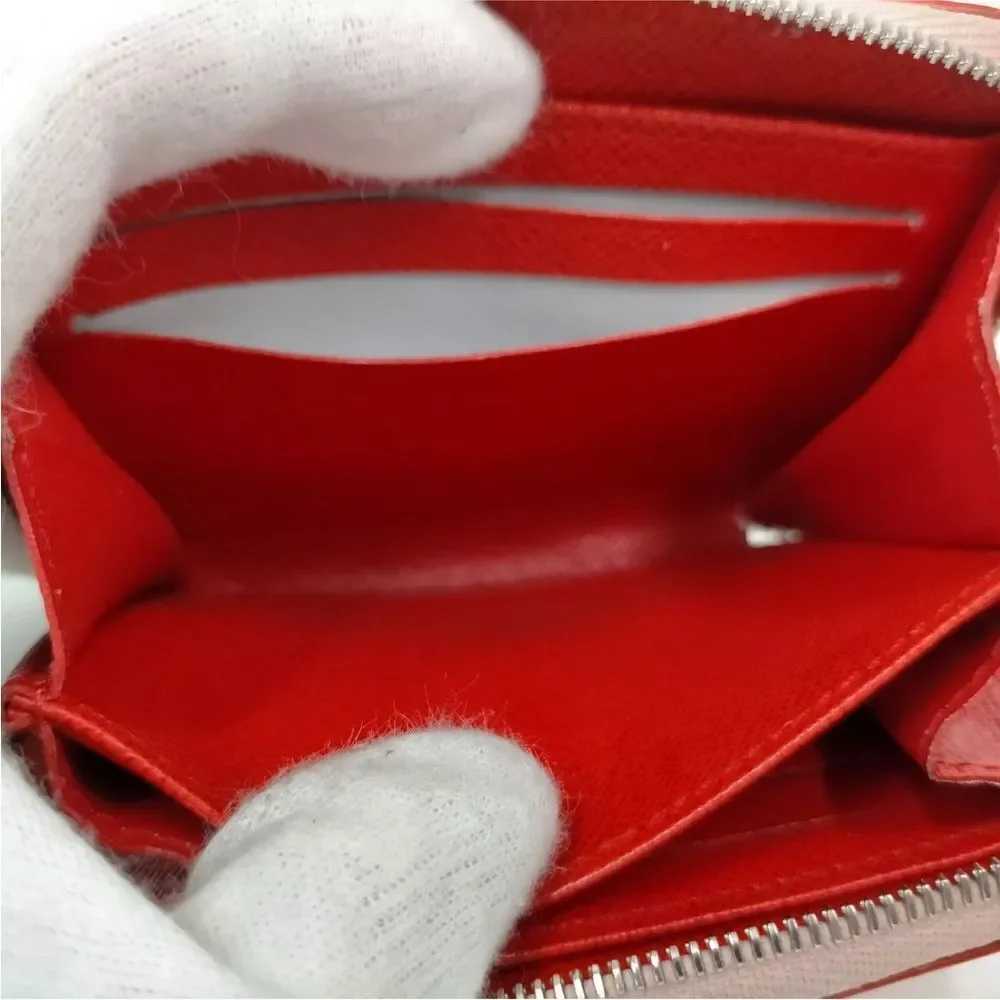 Louis Vuitton Epi Blooming Corners Zippy Coin Purse Rose Ballerine Coquelicot